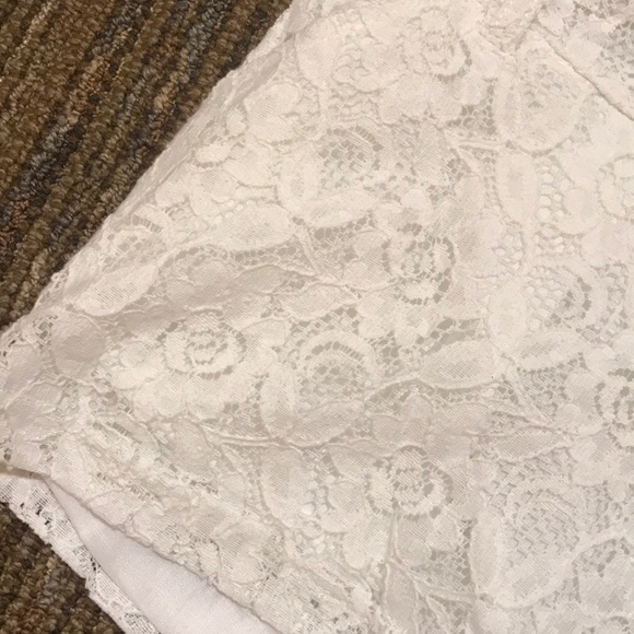 Charlotte Russe white lace shorts! - Picture 2 of 4